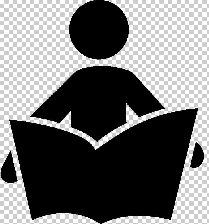 Reading Computer Icons Symbol Library PNG, Clipart, Angle, Black, Black And White, Book, Clip Art Free PNG Download