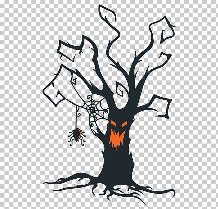 The Halloween Tree PNG, Clipart, Art, Artwork, Black And White, Branch, Clip Art Free PNG Download