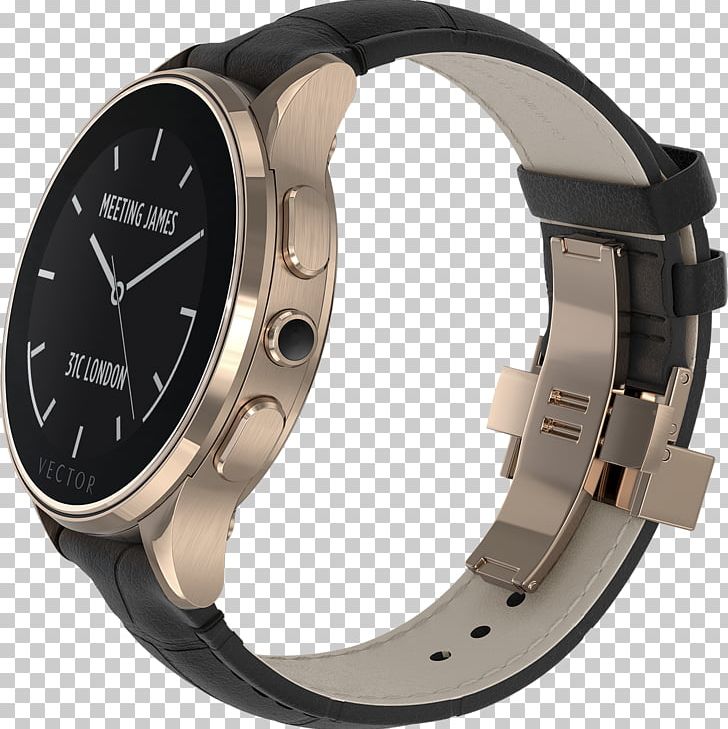Smartwatch Leather Strap Gold PNG, Clipart, Accessories, Black, Bracelet, Brand, Brushed Metal Free PNG Download