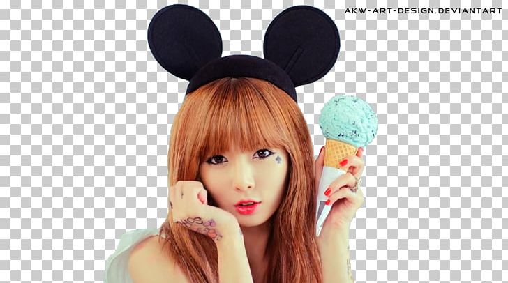 Hyuna Ice Cream 4Minute Song PNG, Clipart, 4minute, Ear, Hair Accessory, Hair Coloring, Headgear Free PNG Download