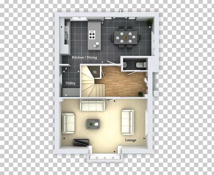 Open Plan Floor House Living Room Bedroom PNG, Clipart, Bathroom, Bay Window, Bedroom, Dining Room, Door Free PNG Download