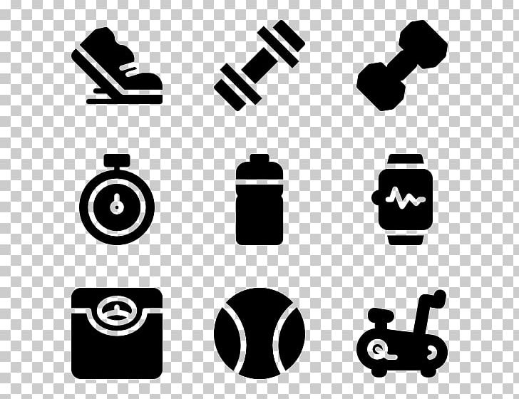 Computer Icons Fitness Centre Dumbbell Exercise Equipment PNG, Clipart, Black, Black And White, Brand, Circle, Communication Free PNG Download