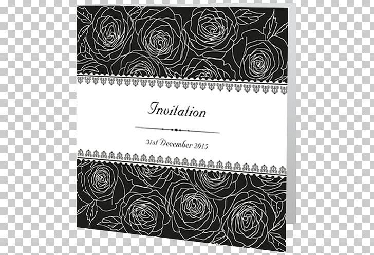 Wedding Invitation Floral Design Pattern PNG, Clipart, Art, Black, Black And White, Black M, Brand Free PNG Download