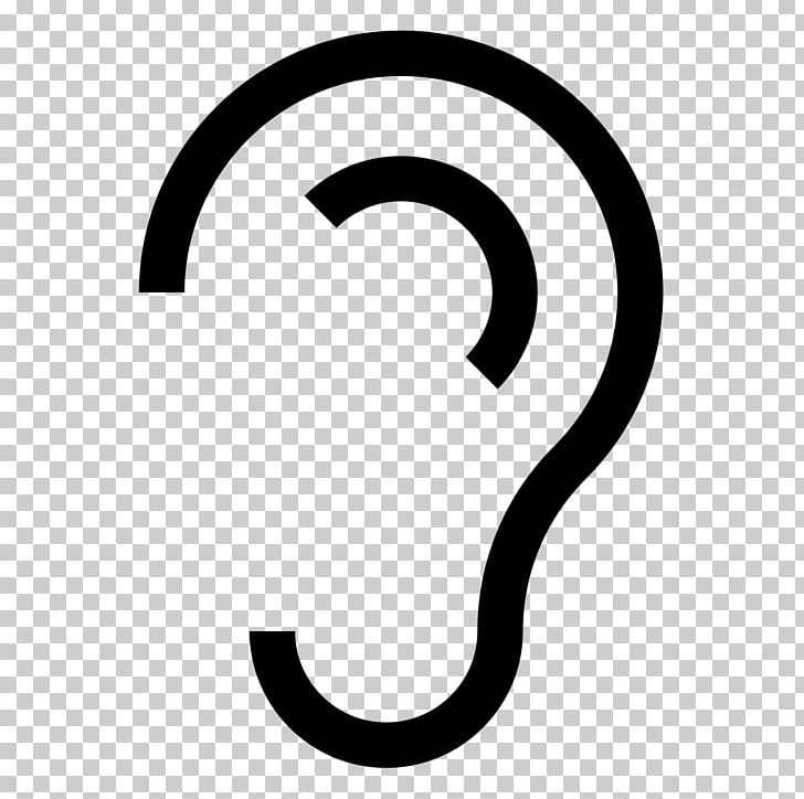 Hearing Computer Icons PNG, Clipart, Area, Black And White, Brand, Circle, Cochlear Nerve Free PNG Download