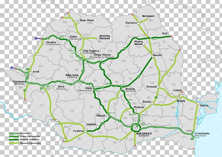 Rețeaua Rutieră Din România Bundesautobahn 3 A1 Motorway Controlled-access Highway Highways In Romania PNG, Clipart, A1 Motorway, A12 Road, Area, Bundesautobahn 1, Bundesautobahn 3 Free PNG Download