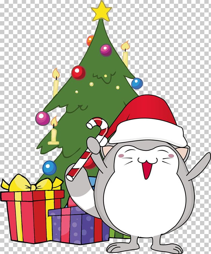 Santa Claus Christmas Tree PNG, Clipart, Artwork, Beak, Christmas, Christmas Decoration, Christmas Ornament Free PNG Download