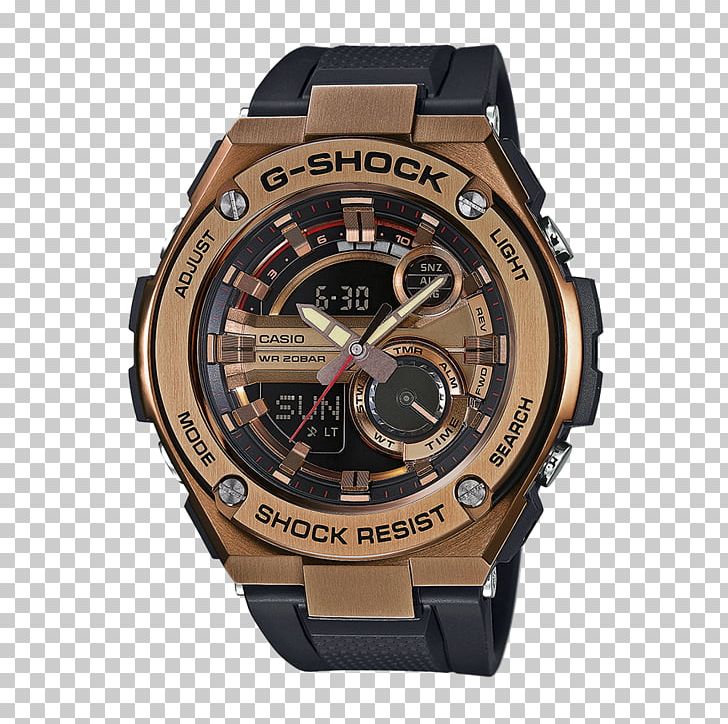 G-Shock Shock-resistant Watch Casio Water Resistant Mark PNG, Clipart, Accessories, Analog Watch, Brand, Brown, Casio Free PNG Download