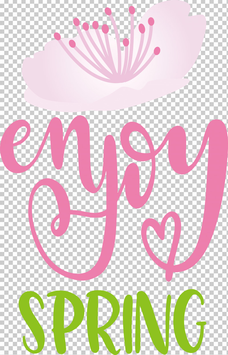 Enjoy Spring Spring PNG, Clipart, Floral Design, Flower, Geometry, Line, Logo Free PNG Download