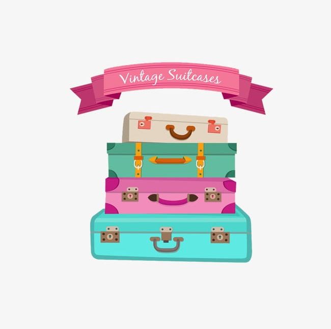 Color Stacked Suitcases PNG, Clipart, Backgrounds, Bags, Business, Collection, Color Clipart Free PNG Download