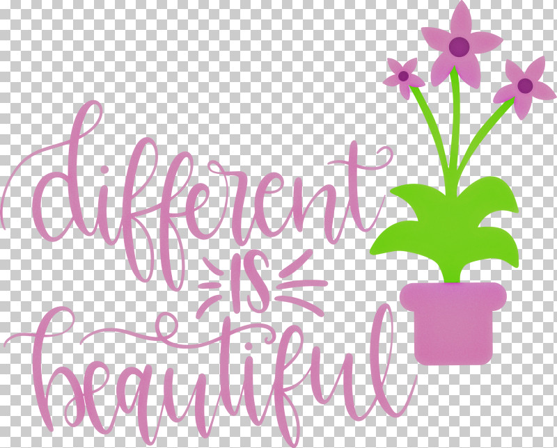 Different Is Beautiful Womens Day PNG, Clipart, Cut Flowers, Floral Design, Flower, Happiness, Lavender Free PNG Download