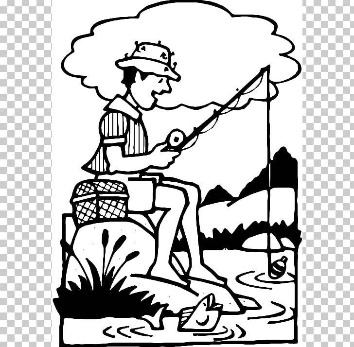 Coloring Book Fishing Rods Bass PNG, Clipart, Adult, Art, Artwork, Black, Black And White Free PNG Download