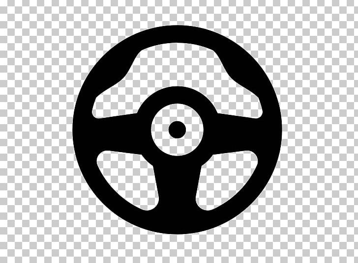 Motor Vehicle Steering Wheels Ferrari Computer Icons Black & White PNG, Clipart, Airbag, Amp, Black, Black And White, Black White Free PNG Download