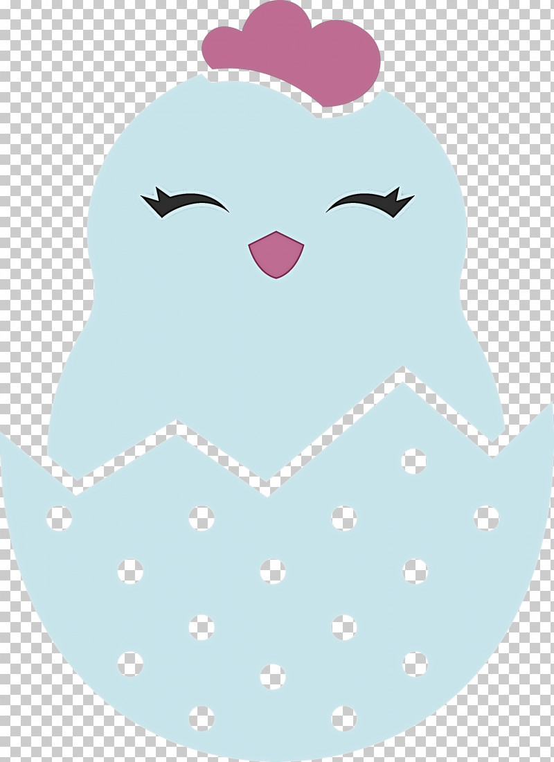 Chick In Eggshell Easter Day Adorable Chick PNG, Clipart, Adorable Chick, Chick In Eggshell, Easter Day, Pink, Polka Dot Free PNG Download