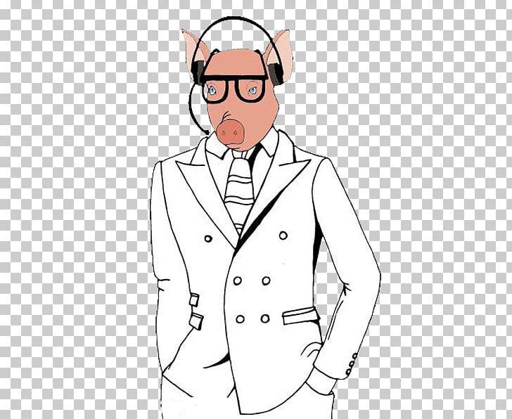 Cartoon Suit Illustration PNG, Clipart, Angle, Animals, Cartoon, Comics, Face Free PNG Download