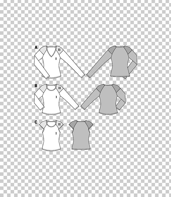 T-shirt Burda Style Blouse Pattern PNG, Clipart, Angle, Area, Arm, Black And White, Blouse Free PNG Download