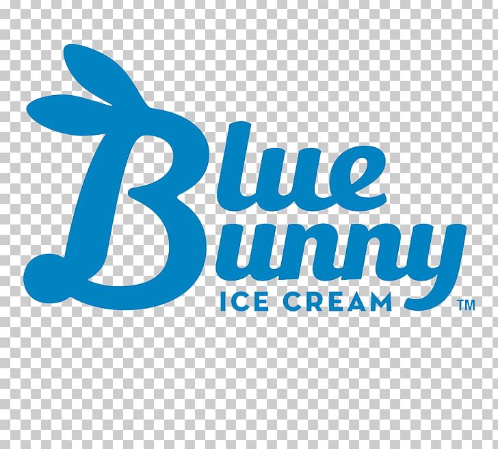 Logo Ice Cream Brand Font Product PNG, Clipart, Area, Blue, Blue Bunny, Brand, Food Drinks Free PNG Download