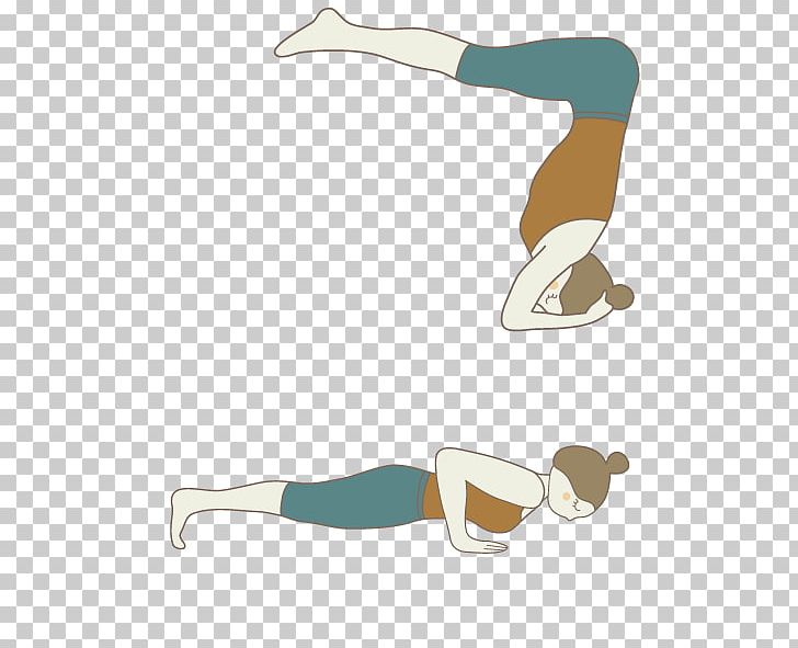 Yoga Physical Exercise Handstand Gratis PNG, Clipart, Angle, Beak, Cartoon, Download, Euclidean Vector Free PNG Download