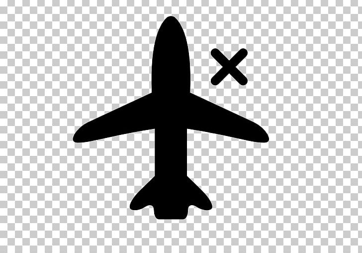 Airplane Computer Icons Symbol PNG, Clipart, Aircraft, Airplane, Angle, Black And White, Computer Icons Free PNG Download