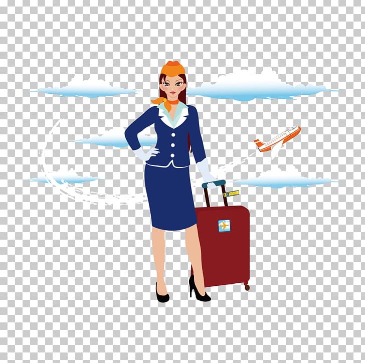 Airplane Flight Attendant Airline PNG, Clipart, Adobe Illustrator, Airasia, Business, Electric Blue, Encapsulated Postscript Free PNG Download