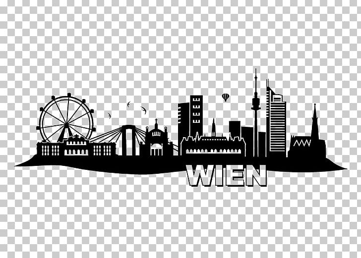 Vienna Wall Decal Germany Skyline Sticker PNG, Clipart, Black And White, Brand, City, Clipart, Decorative Arts Free PNG Download