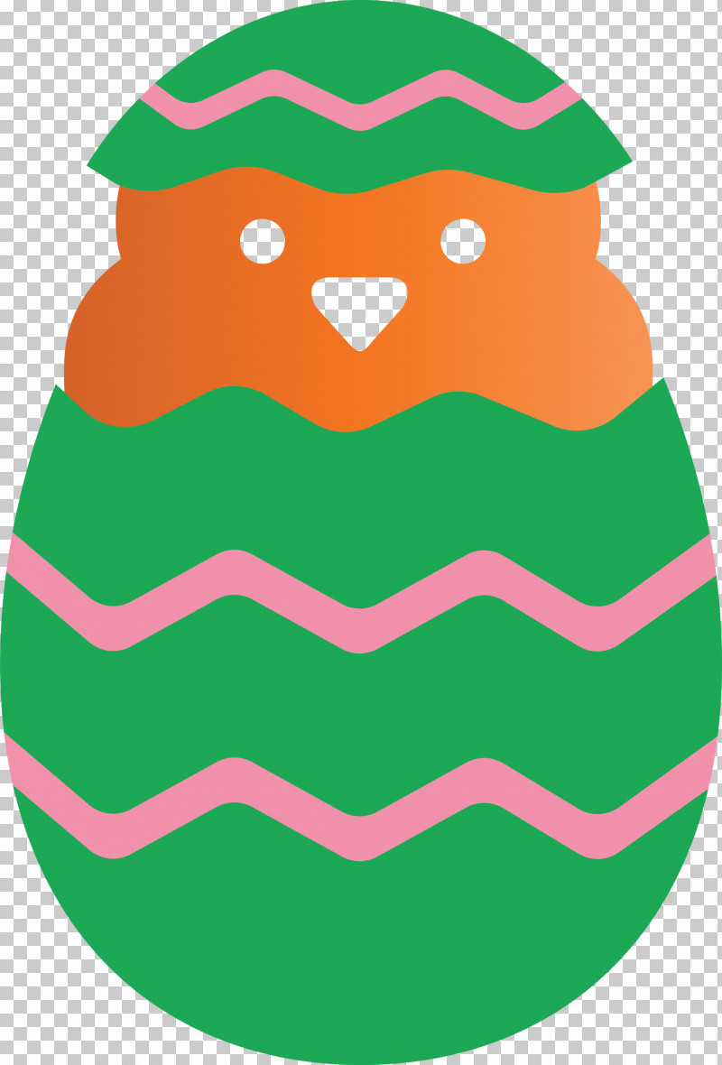 Chick In Egg Happy Easter Day PNG, Clipart, Cartoon, Chick In Egg, Green, Happy Easter Day Free PNG Download