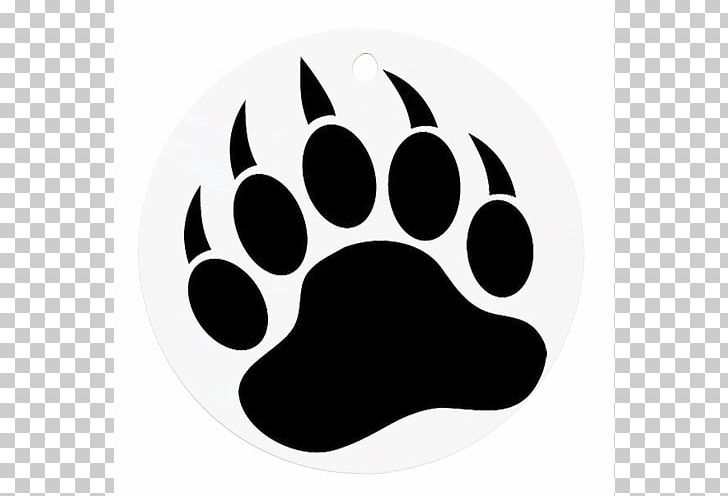 American Black Bear Paw PNG, Clipart, American Black Bear, Bear, Black And White, Black Bear Clipart, Circle Free PNG Download