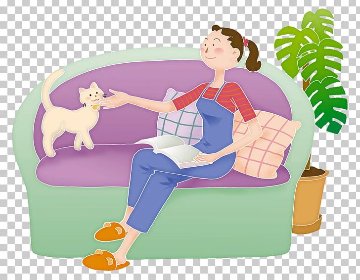Cat Couch PNG, Clipart, Area, Art, Cartoon, Cat, Chair Free PNG Download