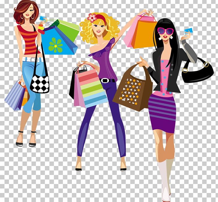 Online Shopping Fashion Illustration Clothing PNG, Clipart, Bag, Barbie, Clothing, Costume, Doll Free PNG Download