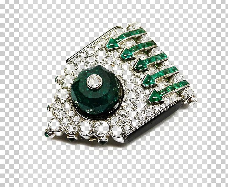 Emerald Jewellery Earring Diamond Brooch PNG, Clipart, Art Deco, Art Jewelry, Bling Bling, Brooch, Brooches Free PNG Download