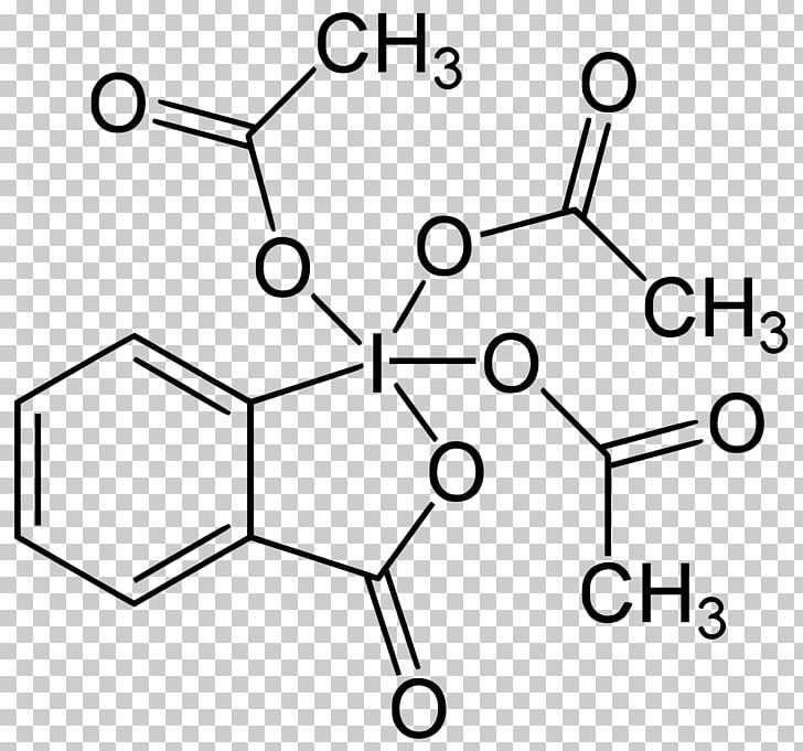 Dess–Martin Periodinane Organic Chemistry Dess–Martin Oxidation Reagent PNG, Clipart, Aldehyde, Angle, Area, Black And White, Chemistry Free PNG Download