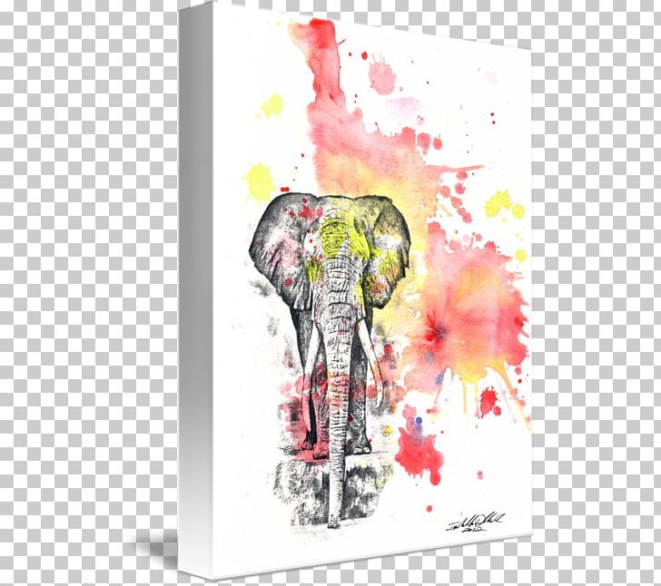 Watercolor Painting Art Elephant Canvas Print PNG, Clipart, Art, Art Museum, Canvas, Canvas Print, Drawing Free PNG Download