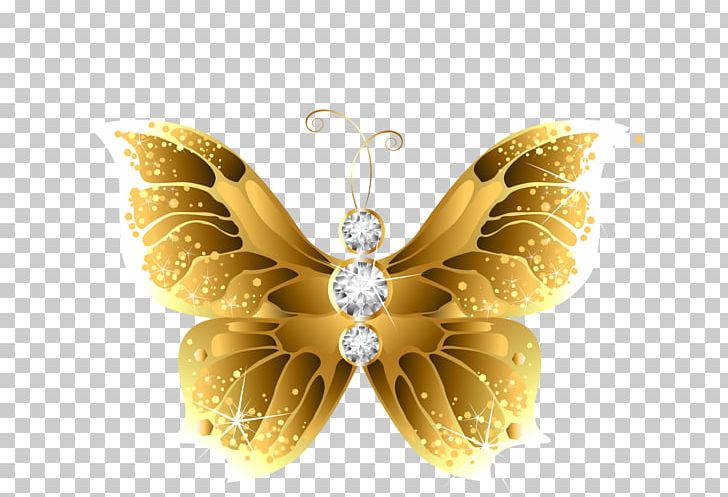 Butterfly Insect Gold Desktop PNG, Clipart, Brooch, Butterfly, Butterfly Net, Clip Art, Desktop Wallpaper Free PNG Download