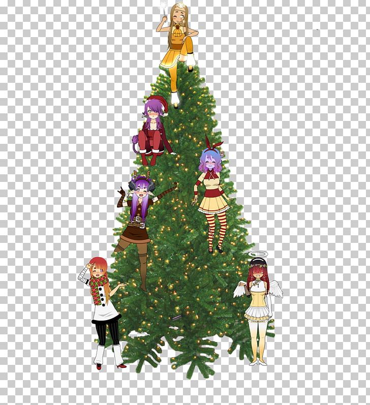 Anime Christmas Tree   Christmas tree themes Anime christmas Cat  christmas tree