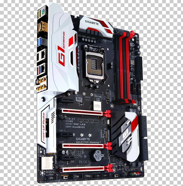 Intel GIGABYTE GA-Z170X-Gaming 7 Motherboard Gigabyte Technology LGA 1151 PNG, Clipart, Atx, Computer Case, Computer Company Limited Kim Long, Computer Hardware, Electronic Device Free PNG Download