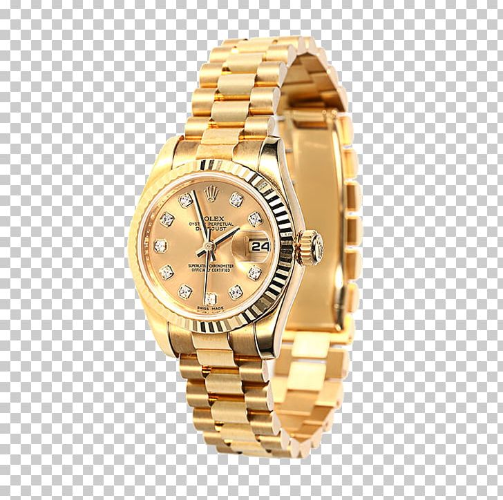 Rolex Mechanical Watch Clock PNG, Clipart, Blancpain, Brand, Brands, Designer, Gold Background Free PNG Download