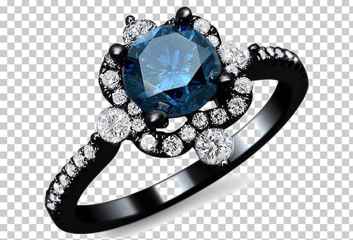Engagement Ring Wedding Ring Diamond PNG, Clipart, Blue, Blue Diamond, Body Jewelry, Carat, Creative Free PNG Download