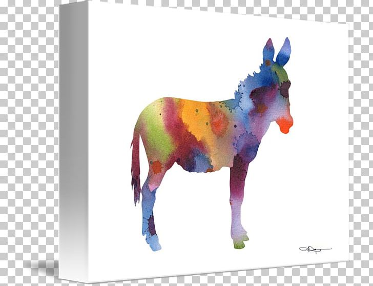 Donkey Mustang Art Printmaking Pack Animal PNG, Clipart, Animal, Animals, Art, Donkey, Etsy Free PNG Download
