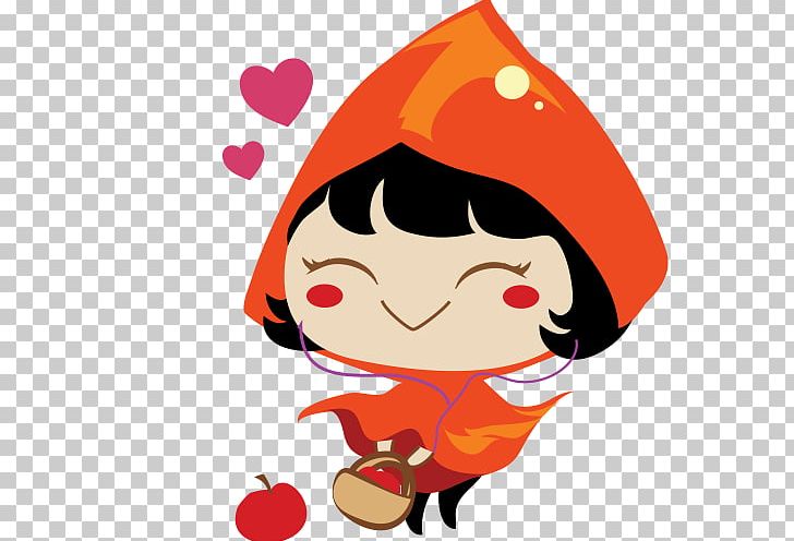 Emoji Sticker Little Red Riding Hood AppAdvice.com PNG, Clipart, Appadvicecom, Art, Cartoon, Cheek, Child Free PNG Download