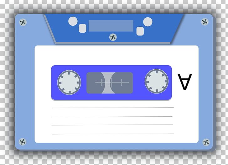 Compact Cassette Magnetic Tape Tape Recorder PNG, Clipart, Angle, Area, Audio Cassette, Blue, Cassette Deck Free PNG Download