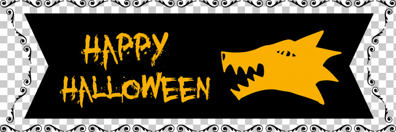 Happy Halloween Banner PNG, Clipart, Banner, Geometry, Happy Halloween Banner, Line, Logo Free PNG Download