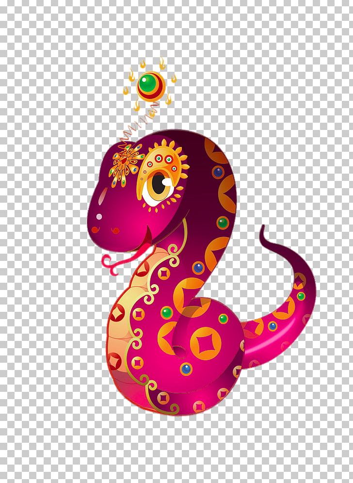 Lucky Snake Cartoon Chinese Zodiac Chinese New Year Png Clipart