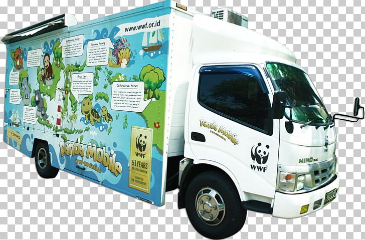 Giant Panda World Wide Fund For Nature Car Commercial Vehicle Truck PNG, Clipart, Brand, Car, Commercial Vehicle, Compact Van, Efek Rumah Kaca Free PNG Download