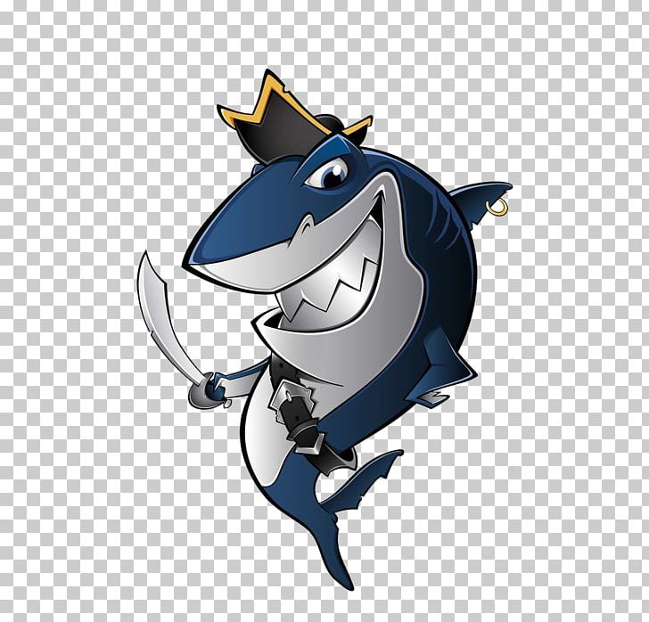 Shark Piracy PNG, Clipart, Animals, Blue, Cartoon, Computer Wallpaper, Decoration Free PNG Download