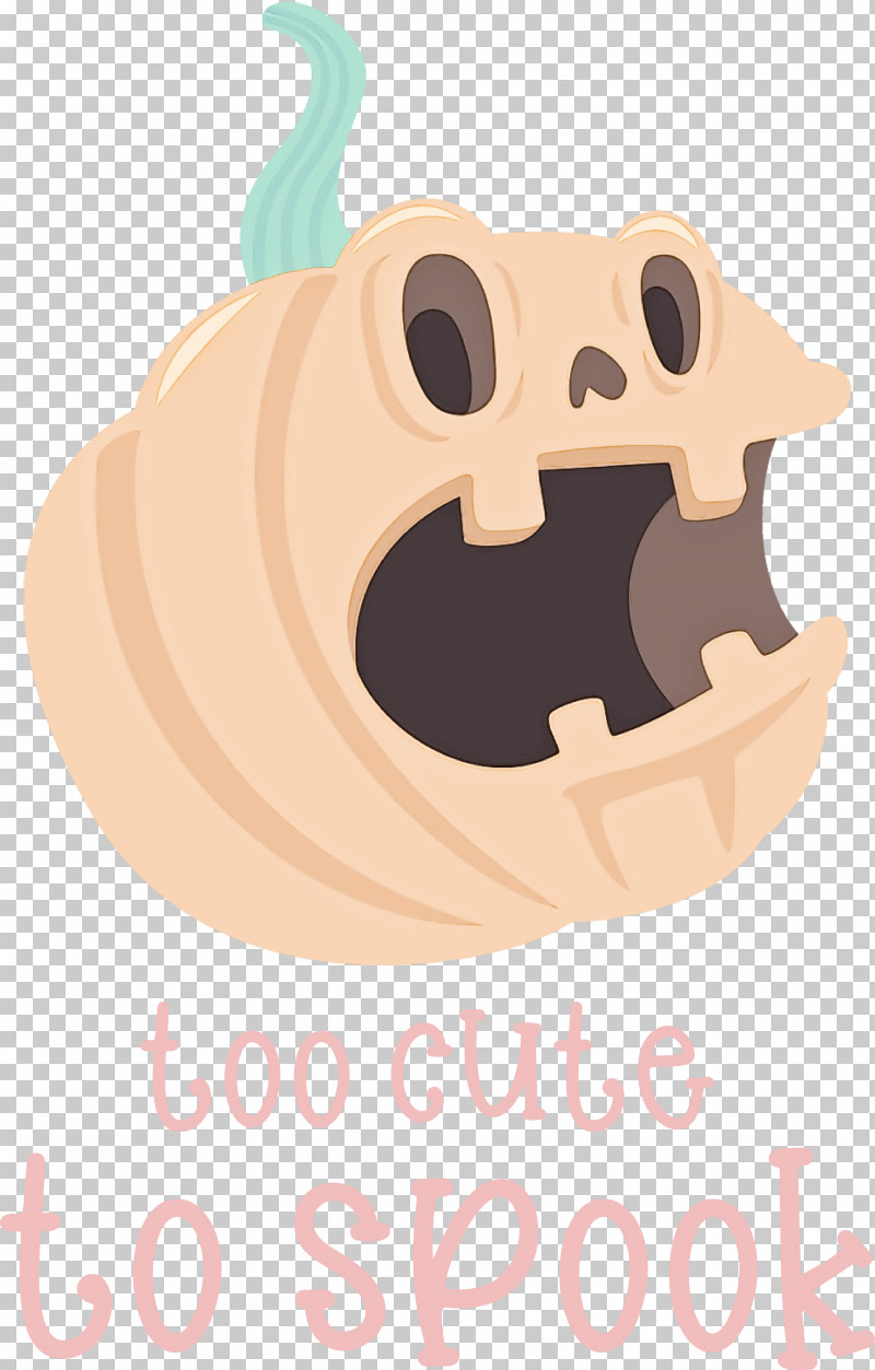 Halloween Too Cute To Spook Spook PNG, Clipart, Biology, Cartoon, Halloween, Hm, Science Free PNG Download