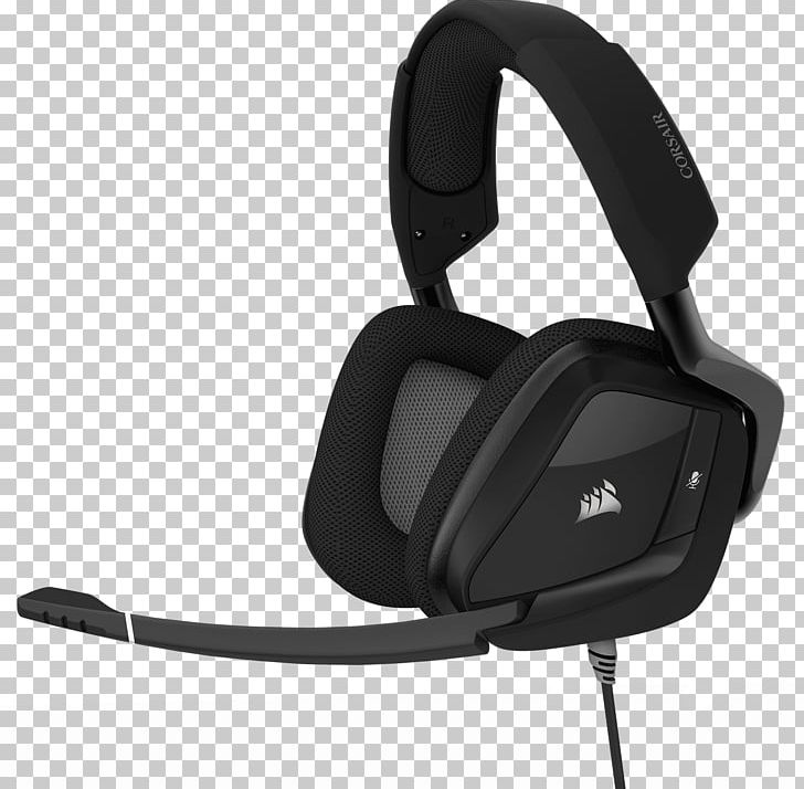 Corsair VOID PRO RGB 7.1 Surround Sound Headset Headphones Dolby Headphone PNG, Clipart, 71 Surround Sound, Audio, Audio Equipment, Black, Corsair Components Free PNG Download