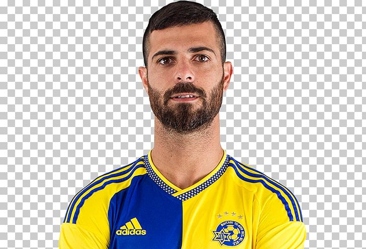 Omri Ben Harush Maccabi Tel Aviv F.C. Jersey Beard Barak Yitzhaki PNG, Clipart, Barak Yitzhaki, Beard, Dor Micha, Eran Zahavi, Facial Hair Free PNG Download