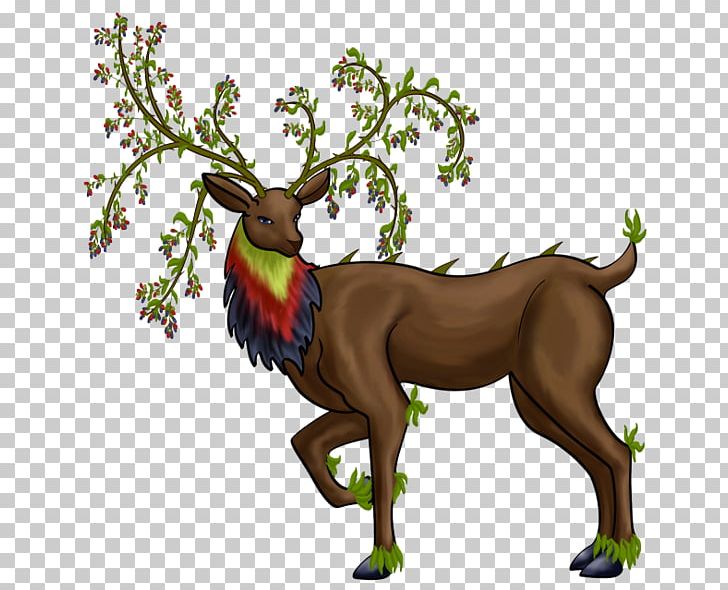 Reindeer Elk Antler Cartoon Terrestrial Animal PNG, Clipart, Animal, Antler, Branch, Branching, Cartoon Free PNG Download