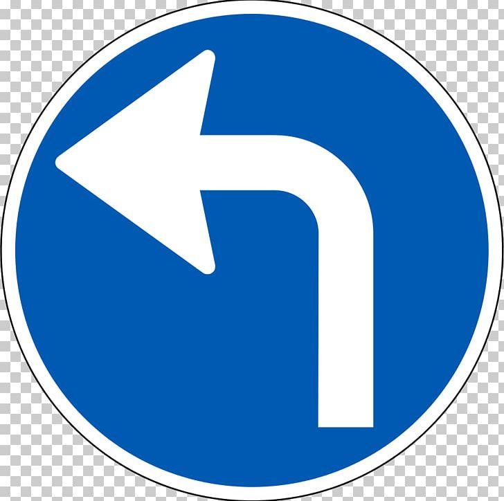 blue traffic signs