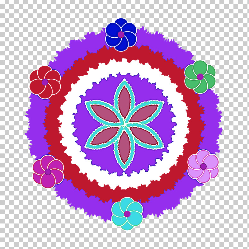 Rangoli PNG, Clipart, Circle, Magenta, Purple, Rangoli Free PNG Download