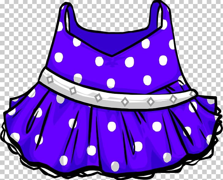 Club Penguin Clothing Dress Polka Dot T-shirt PNG, Clipart, Ball Gown, Blue, Clothing, Club Penguin, Cobalt Blue Free PNG Download